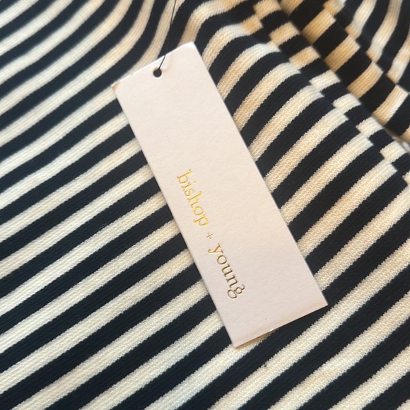NWT Anthropologie x Bishop + Young Navy Striped Tradewind Blazer women size S - Picture 8 of 10